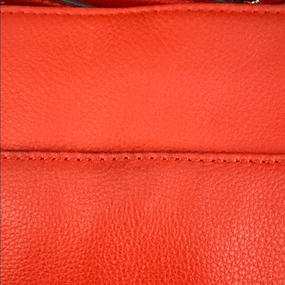 Michael Kors Pebbled Leather crossbody bag EST 1981 Gold hardware. Like New - Picture 6 of 16